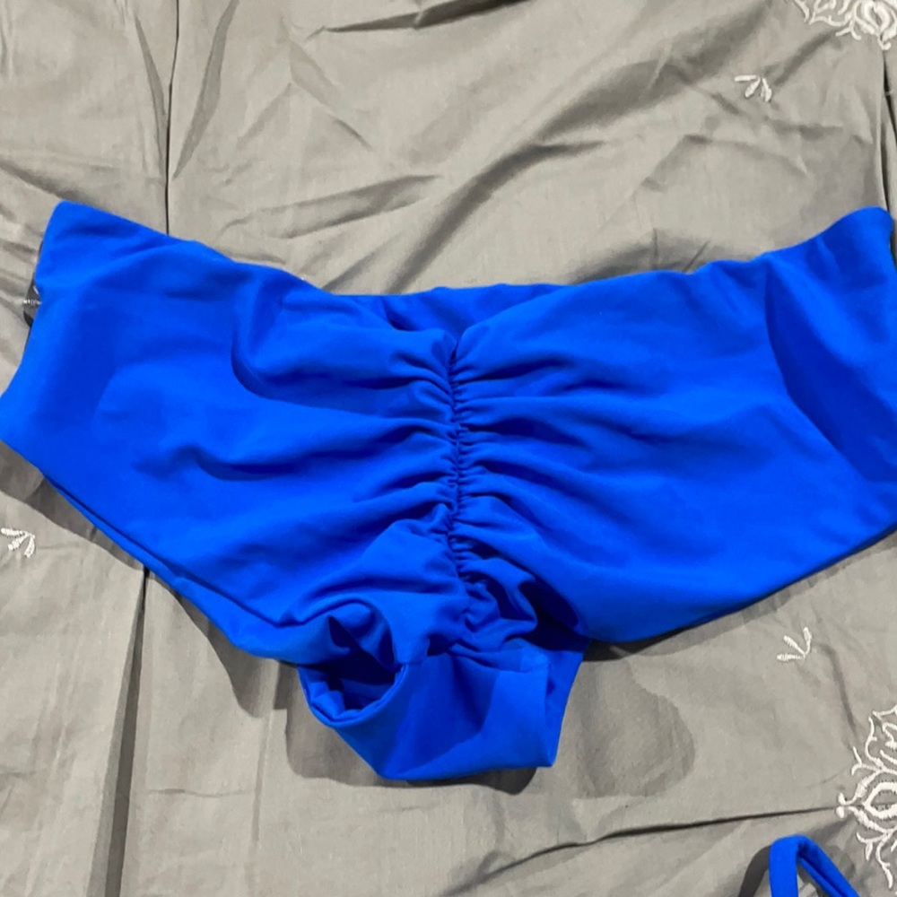 Blue fused Hawaii bikini
